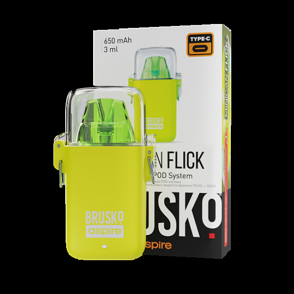 POD-система Brusko Minican Flick Жёлтый в Петропавловске-Камчатском