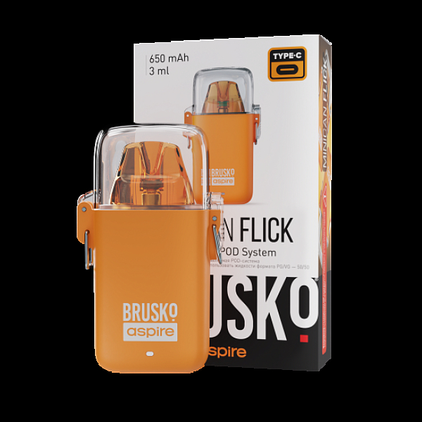 POD-система Brusko Minican Flick Оранжевый в Петропавловске-Камчатском
