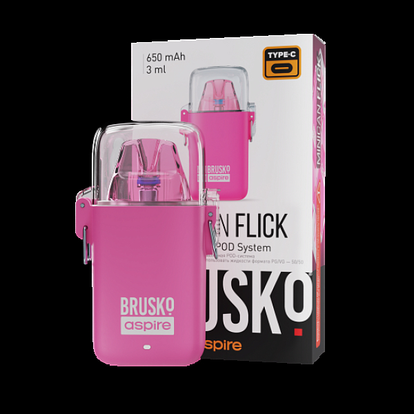 POD-система Brusko Minican Flick Розовый в Петропавловске-Камчатском