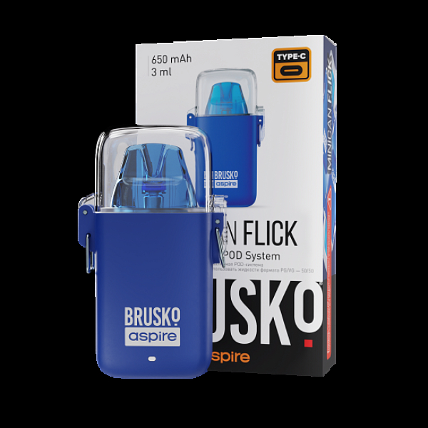 POD-система Brusko Minican Flick Синий в Петропавловске-Камчатском