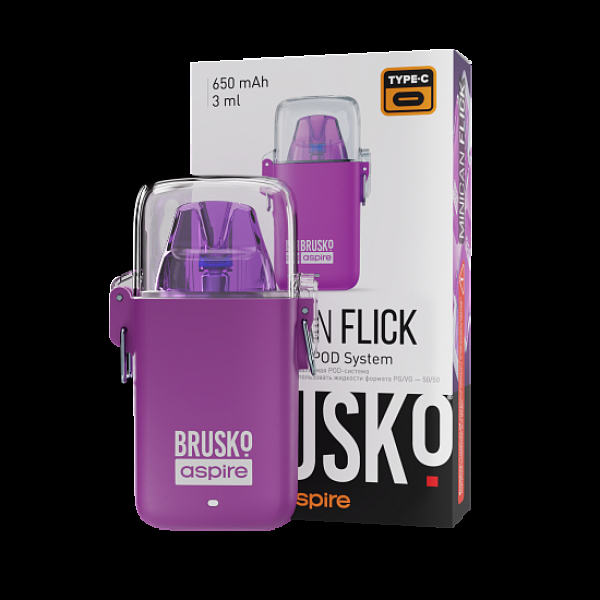 POD-система Brusko Minican Flick Фиолетовый в Петропавловске-Камчатском