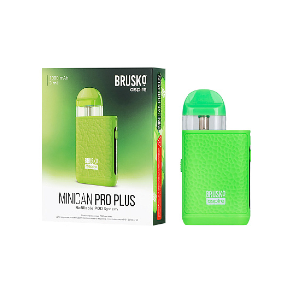 POD-система Brusko Minican Pro Plus Зеленый в Петропавловске-Камчатском