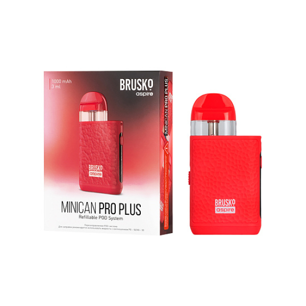 POD-система Brusko Minican Pro Plus Красный в Петропавловске-Камчатском