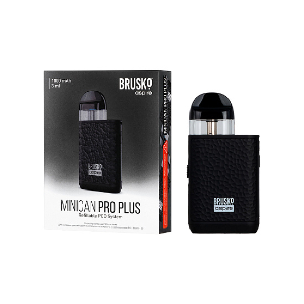 POD-система Brusko Minican Pro Plus черный в Петропавловске-Камчатском
