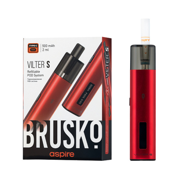 POD-система Brusko Vilter S Красный в Петропавловске-Камчатском