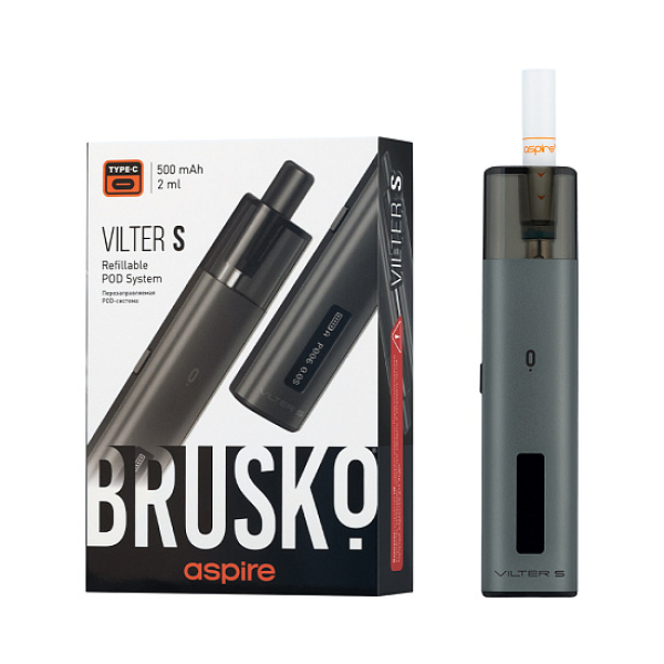 POD-система Brusko Vilter S Серый в Петропавловске-Камчатском