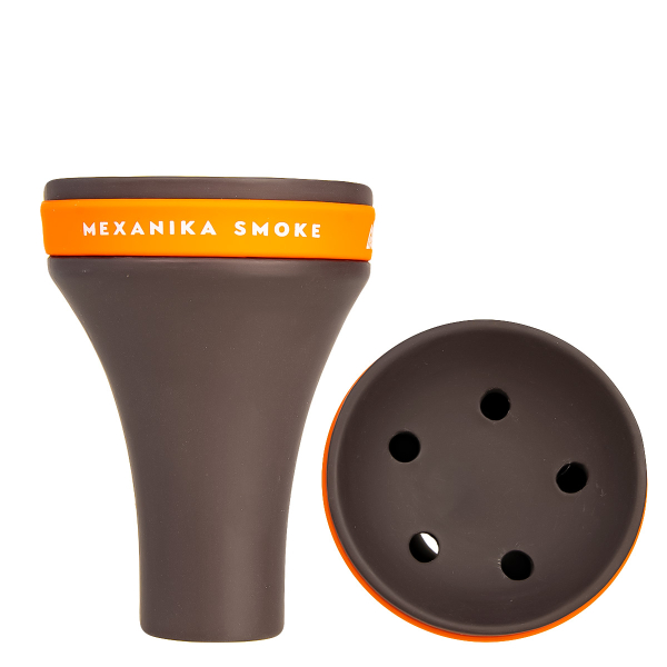 Чаша Mexanika Smoke Fancy Чёрная   С Оранжевым в Петропавловске-Камчатском