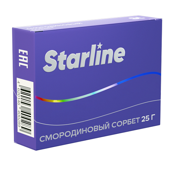 Табак Starline Смородиновый Сорбет 25 грамм в Петропавловске-Камчатском