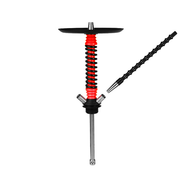Кальян Mamay Customs V3  Coilovers Mini Красно Черный в Петропавловске-Камчатском