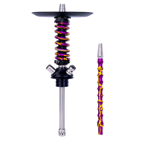 Кальян Mamay Customs Coilover Micro Пурпурно Золотой Сплеш в Петропавловске-Камчатском