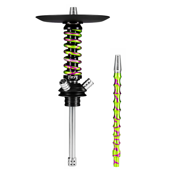 Кальян Mamay Customs Coilover Micro Салатово Пурпурный Сплеш в Петропавловске-Камчатском