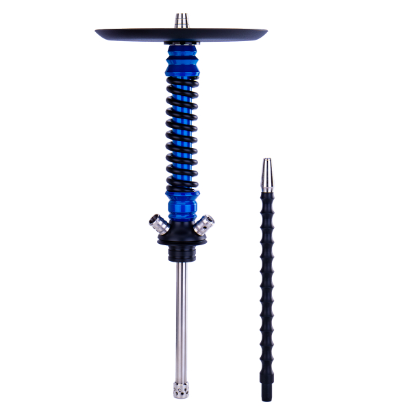 Кальян Mamay Customs Coilovers Mini Голубой Лак Черный в Петропавловске-Камчатском