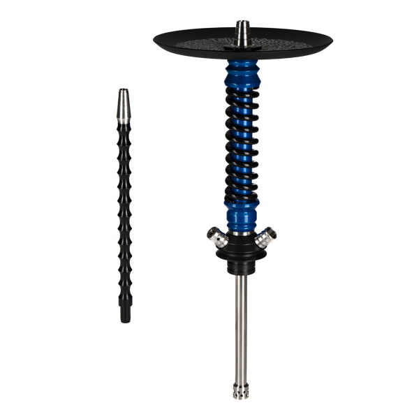 Кальян Mamay Customs Coilovers Mini Голубой Лак Черный Грав. Калиграфия в Петропавловске-Камчатском