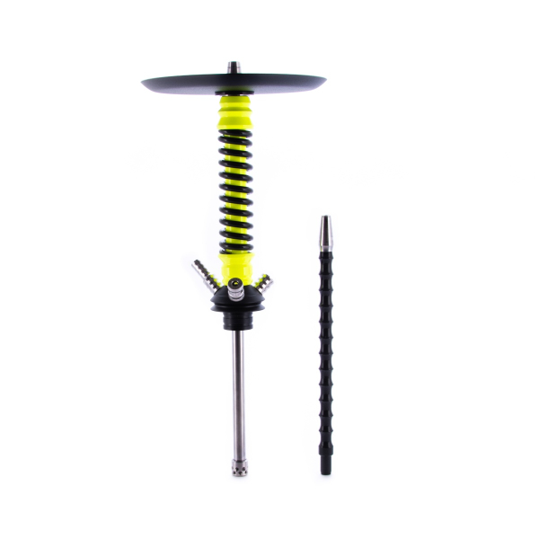 Кальян Mamay Customs Coilovers Mini Жёлтый Ф Чёрный   Гр. Bus в Петропавловске-Камчатском