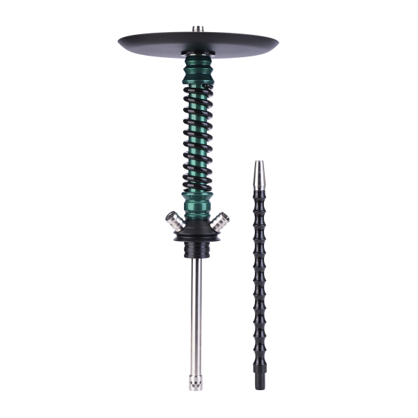 Кальян Mamay Customs Coilovers Mini Зелёный Лак Чёрный   Гр. Кубы в Петропавловске-Камчатском