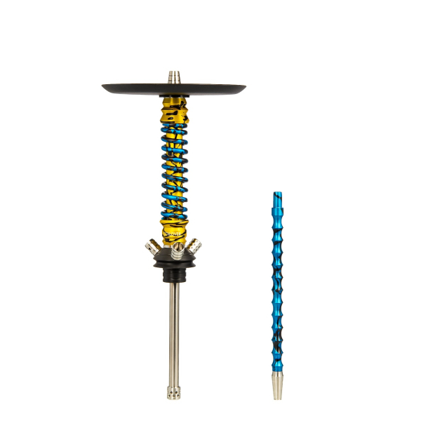 Кальян Mamay Customs Coilovers Mini Золотой Сплеш Голубой Сплеш в Петропавловске-Камчатском