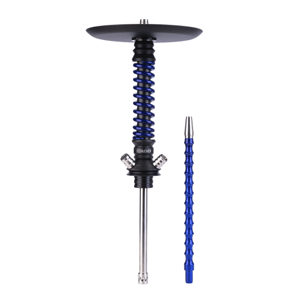 Кальян Mamay Customs Coilovers Mini Чёрно Синий Лак в Петропавловске-Камчатском