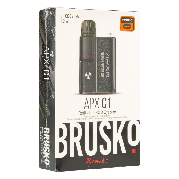 POD-система Brusko Apx C1 Чёрный Шёлк в Петропавловске-Камчатском