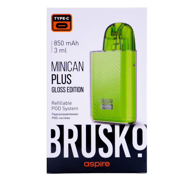 POD-система Brusko Minican Plus Gloss Edition Зелёный в Петропавловске-Камчатском