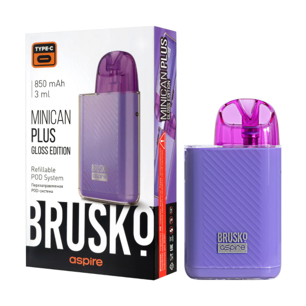 POD-система Brusko Minican Plus Gloss Edition Фиолетовый в Петропавловске-Камчатском