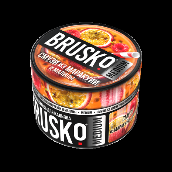 Бестабачная смесь Brusko Смузи Из Маракуйи И Малины Medium 50 грамм в Петропавловске-Камчатском