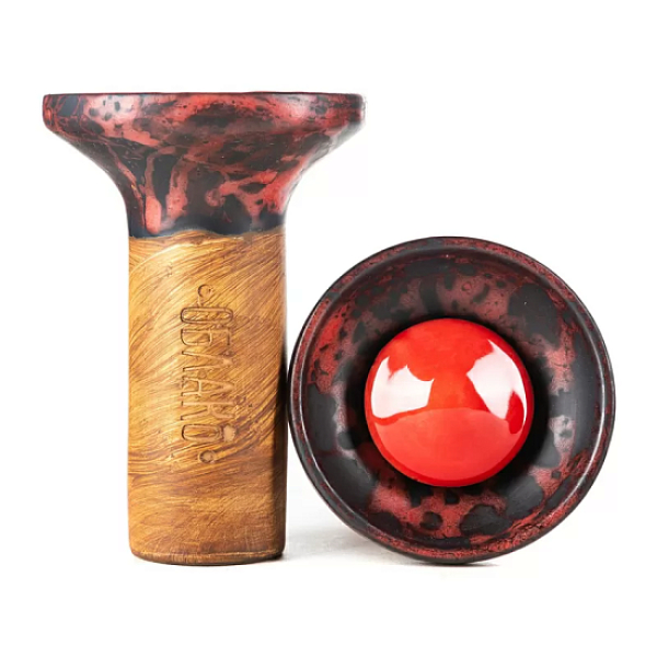 Чаша Облако Flow Red On Black Red Marble в Петропавловске-Камчатском