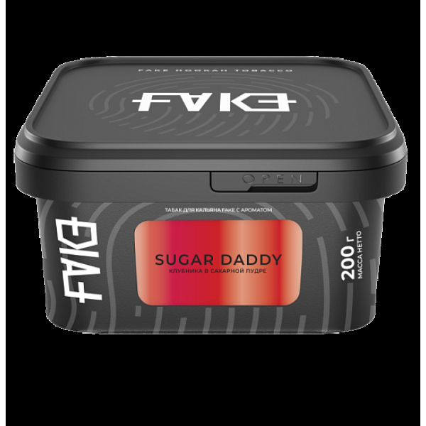 Табак Fake Sugar Daddy Клубника В Сахарной Пудре 200 грамм в Петропавловске-Камчатском