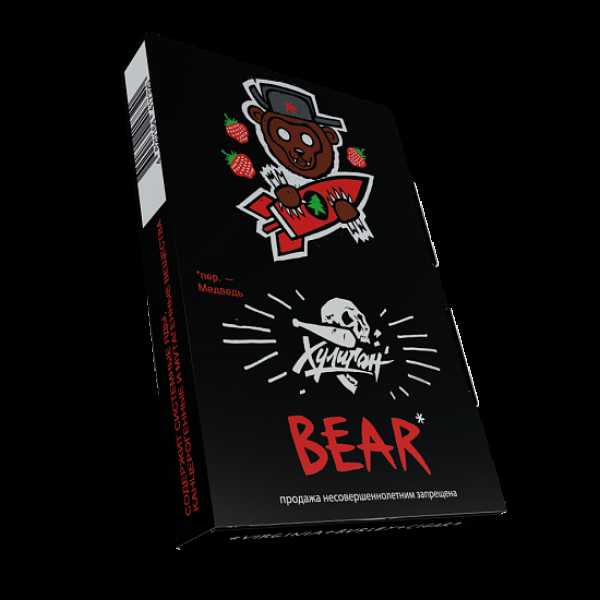 Табак Хулиган Bear Клубника С Елкой 25 грамм в Петропавловске-Камчатском