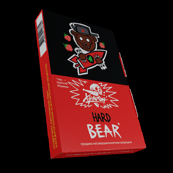 Табак Хулиган Hard Bear Клубника С Елкой 25 грамм в Петропавловске-Камчатском