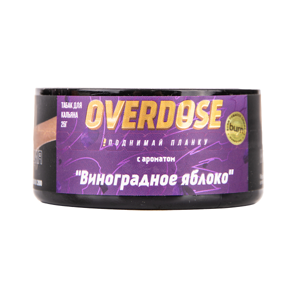 Табак Overdose Grapple 100 грамм в Петропавловске-Камчатском
