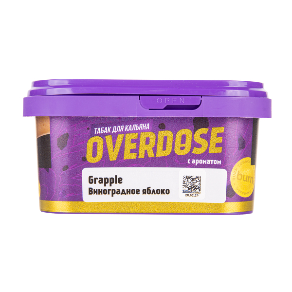 Табак Overdose Grapple 200 грамм в Петропавловске-Камчатском