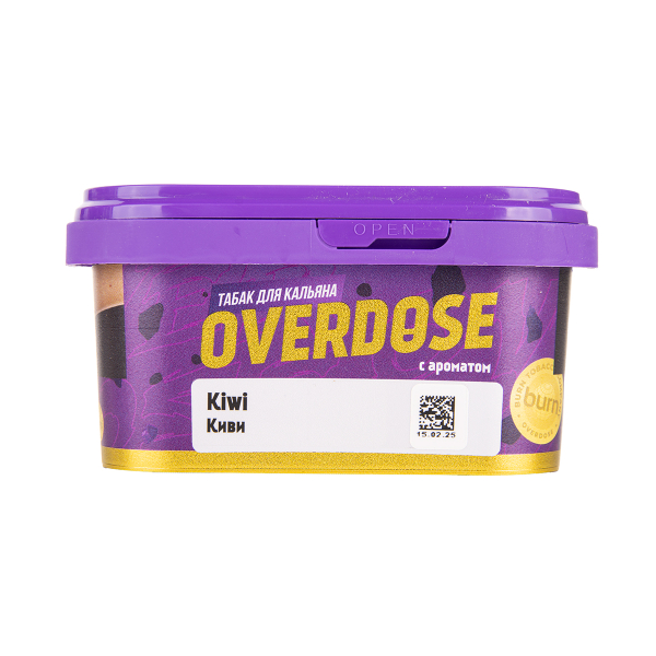 Табак Overdose Kiwi 200 грамм в Петропавловске-Камчатском