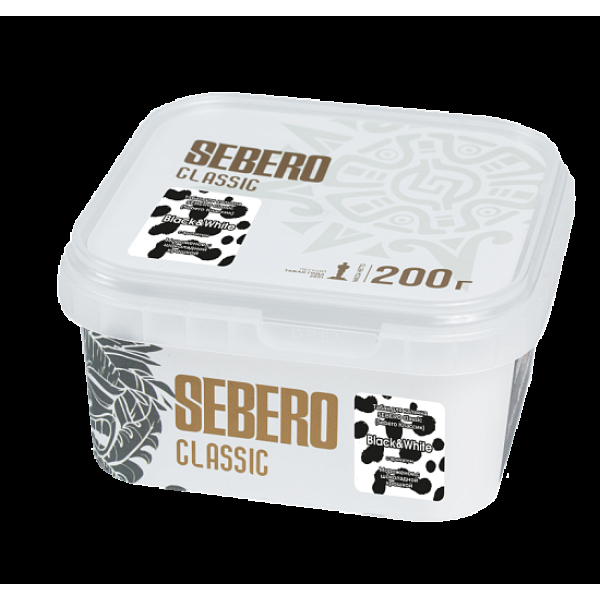 Табак Sebero Black& White 200 грамм в Петропавловске-Камчатском