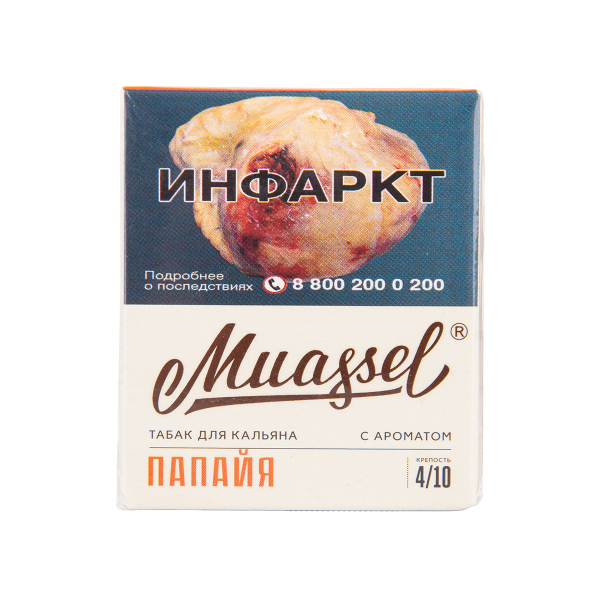 Табак Muassel Medium Папайя 40 грамм в Петропавловске-Камчатском