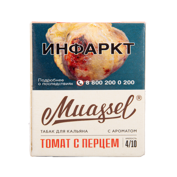 Табак Muassel Medium Томат С перцем 40 грамм в Петропавловске-Камчатском