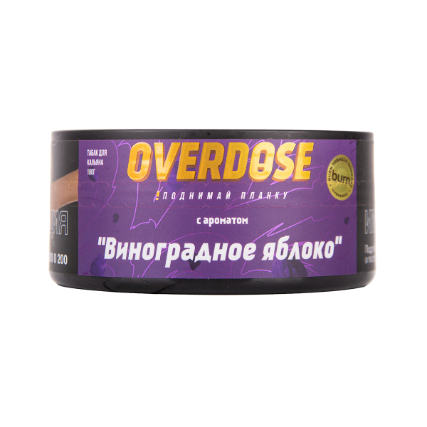 Табак Overdose Grapple 25 грамм в Петропавловске-Камчатском