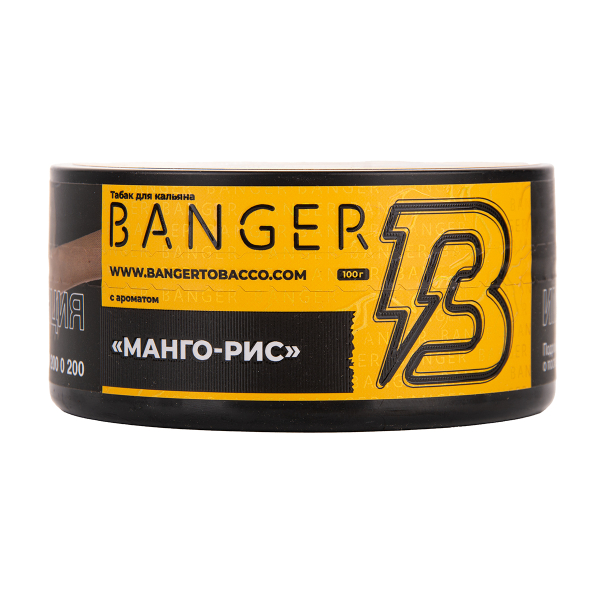 Табак Banger Mango Rice 100 грамм в Петропавловске-Камчатском