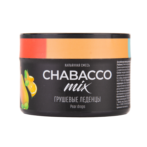 Бестабачная смесь Chabacco Mix Medium Pear Drops 40 грамм в Петропавловске-Камчатском