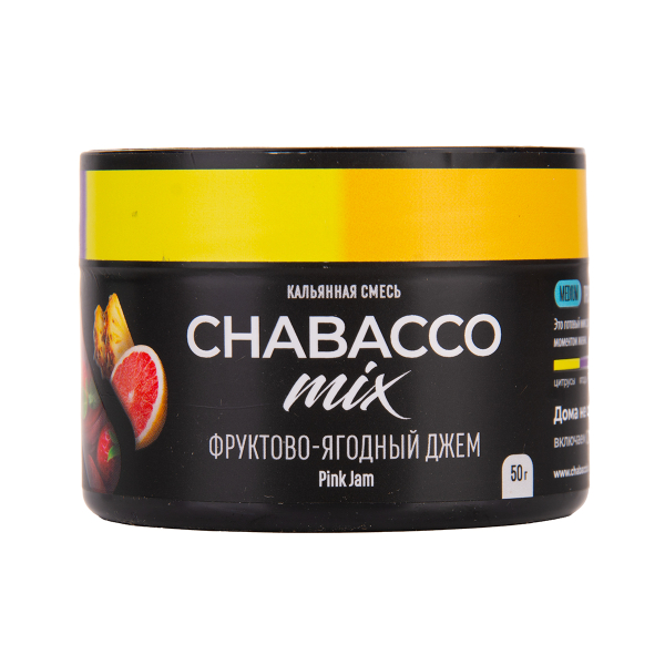 Бестабачная смесь Chabacco Mix Medium Pink Jam 40 грамм в Петропавловске-Камчатском