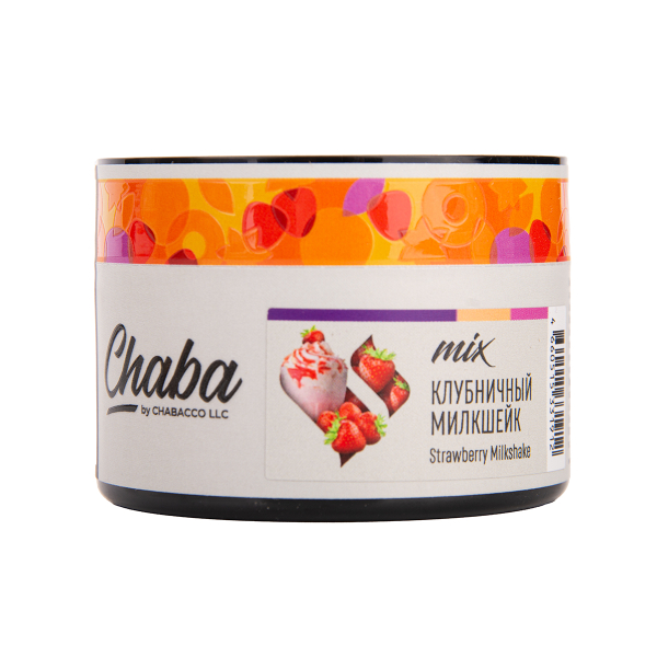 Бестабачная смесь Chaba Mix Strawberry Milkshake Nicotine Free 50 грамм в Петропавловске-Камчатском