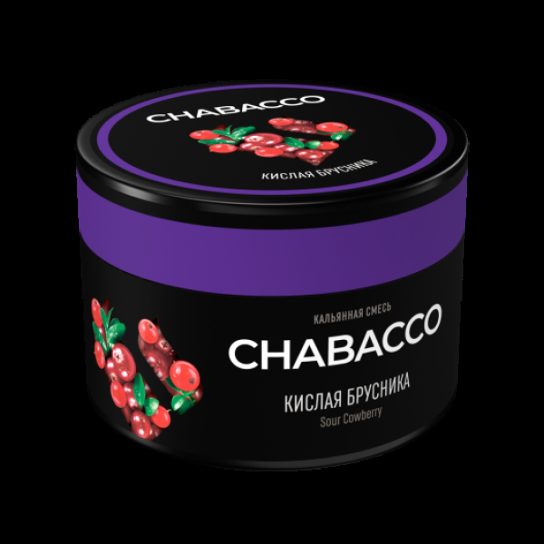 Бестабачная смесь Chabacco Medium Sour Cowberry 40 грамм в Петропавловске-Камчатском