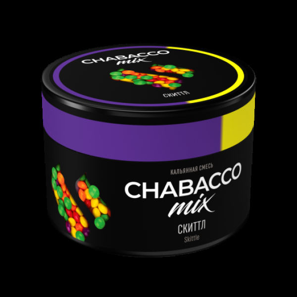 Бестабачная смесь Chabacco Mix Medium Skittle 40 грамм в Петропавловске-Камчатском