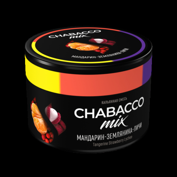 Бестабачная смесь Chabacco Mix Medium Tangerine Strawberry Lychee 40 грамм в Петропавловске-Камчатском