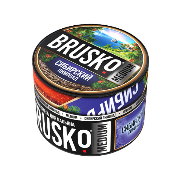 Бестабачная смесь Brusko Zero Сибирский Лимонад 50 грамм в Петропавловске-Камчатском