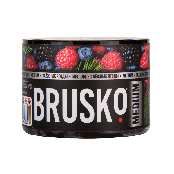 Бестабачная смесь Brusko Zero Таёжные Ягоды 50 грамм в Петропавловске-Камчатском