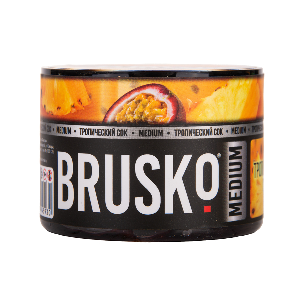 Бестабачная смесь Brusko Zero Тропический Сок 50 грамм в Петропавловске-Камчатском