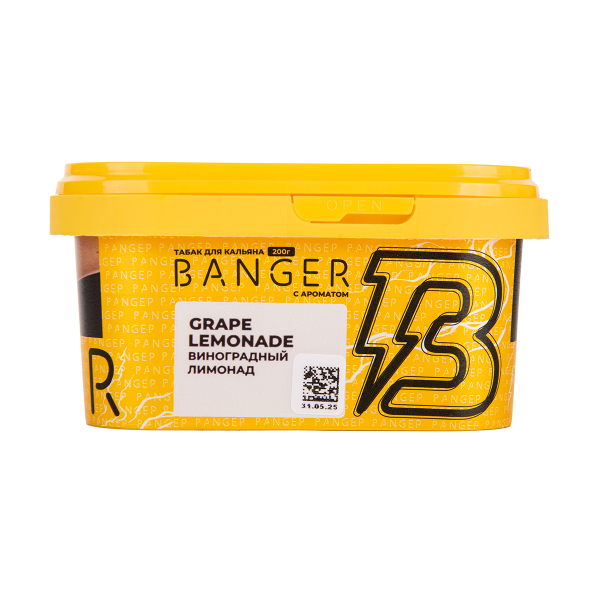 Табак Banger Grape Lemonade 200 грамм в Петропавловске-Камчатском