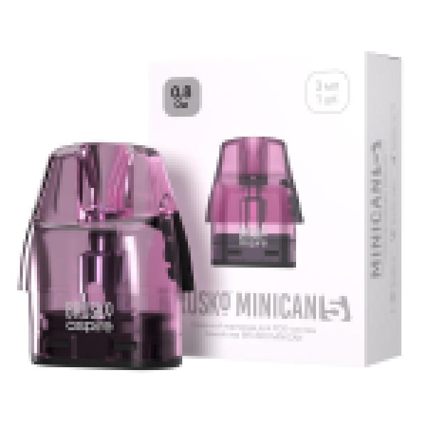 Картридж Brusko Minican 5 3 Мл 08 Ом Розовый Pink Упак. 1 Шт. в Петропавловске-Камчатском