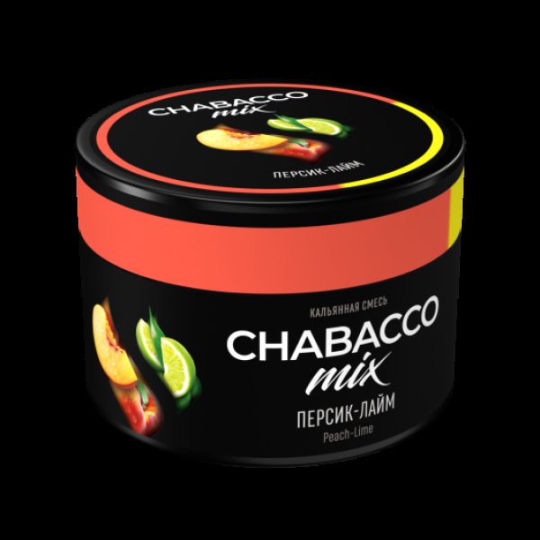Бестабачная смесь Chabacco Mix Medium Peach Lime 40 грамм в Петропавловске-Камчатском