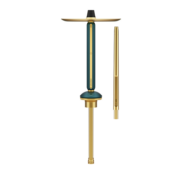 Кальян Alpha Hookah Echo Gold Emerald Green в Петропавловске-Камчатском